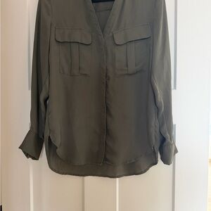 H&M Olive Green Blouse